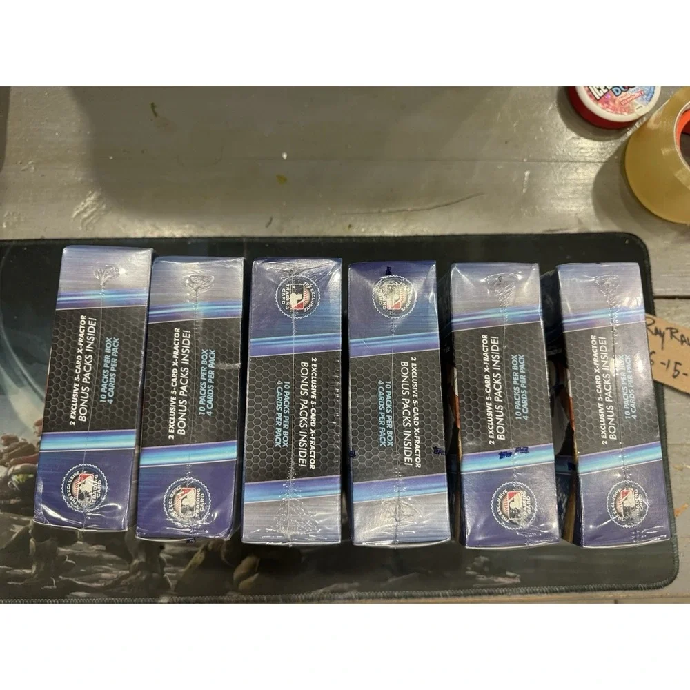 Lot Of 6 Sealed 2020 Topps Chrome Baseball Mega / Monster Box Factory X Fractor